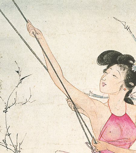 淇滨-胡也佛的仕女画和最知名的金瓶梅秘戏图